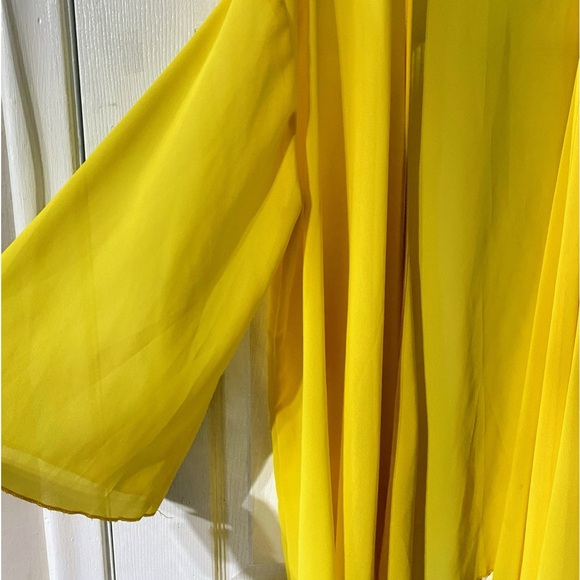 Fashion classic collection Women's Ruffled Long Sleeve Kimono, Loose,Size L NWOT - Picture 5 of 9